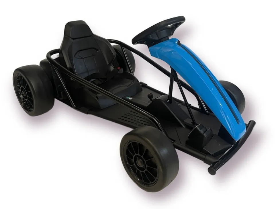 TPFLiving Elektro-Kinderquad Go-Kart blau