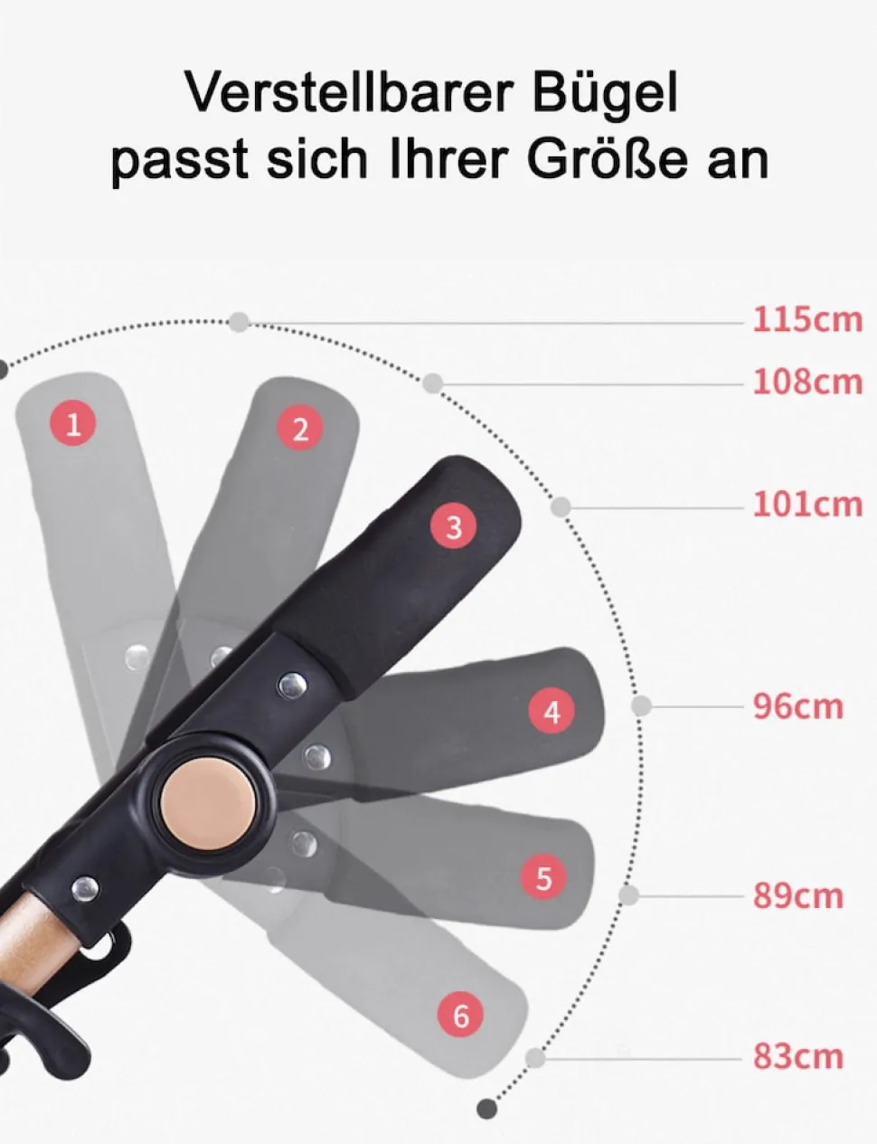 TPFLiving Kombi-Kinderwagen 3in1 Set - Modell 2 Stoff - Grau