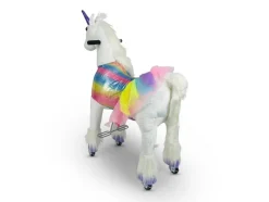 TPFLiving Reittier Einhorn Rainbow Größe S