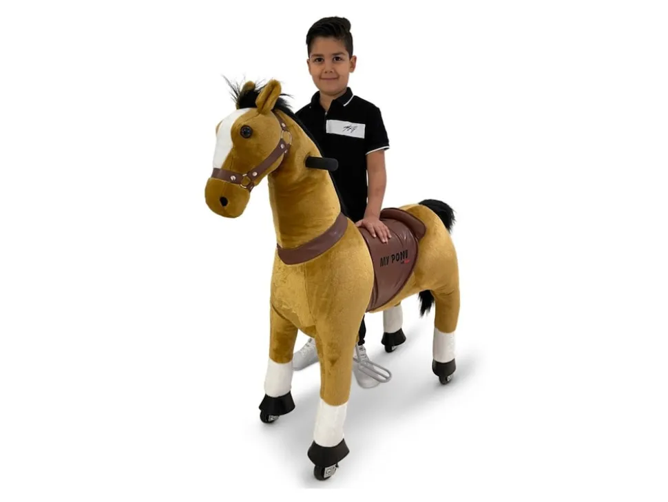 TPFLiving Reittier Pferd Flocke hellbraun Größe M