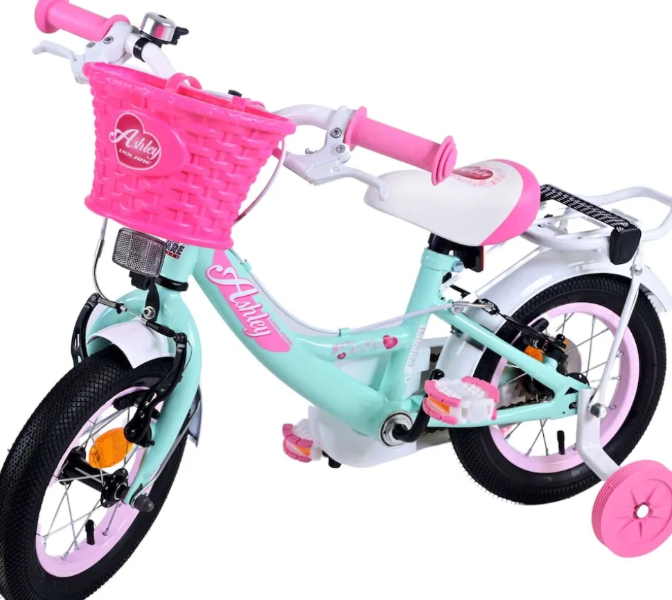 TPFSports Ashley Kinderfahrrad - Mädchen - 12 Zoll - Rücktritt + Handbremse - Grün
