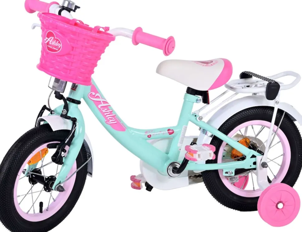 TPFSports Ashley Kinderfahrrad - Mädchen - 12 Zoll - Rücktritt + Handbremse - Grün