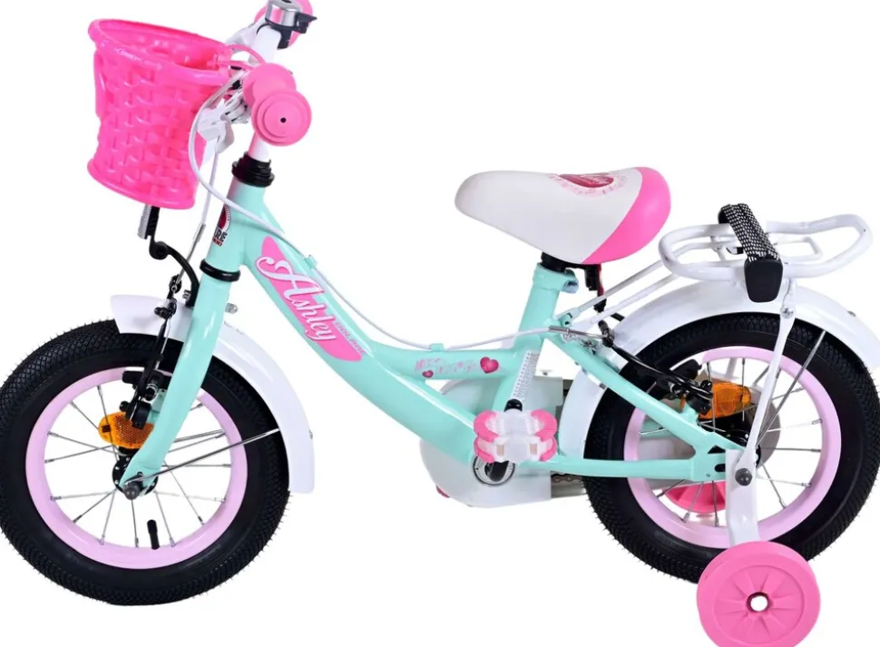 TPFSports Ashley Kinderfahrrad - Mädchen - 12 Zoll - Rücktritt + Handbremse - Grün