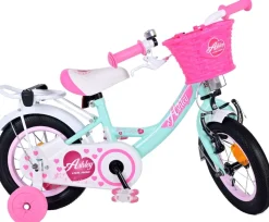 TPFSports Ashley Kinderfahrrad - Mädchen - 12 Zoll - Rücktritt + Handbremse - Grün