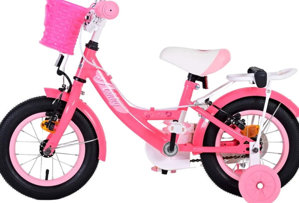 TPFSports Ashley Kinderfahrrad - Mädchen - 12 Zoll - Rücktritt + Handbremse - Grün