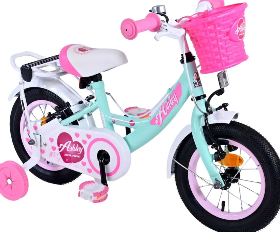 TPFSports Ashley Kinderfahrrad - Mädchen - 12 Zoll - Rücktritt + Handbremse - Grün