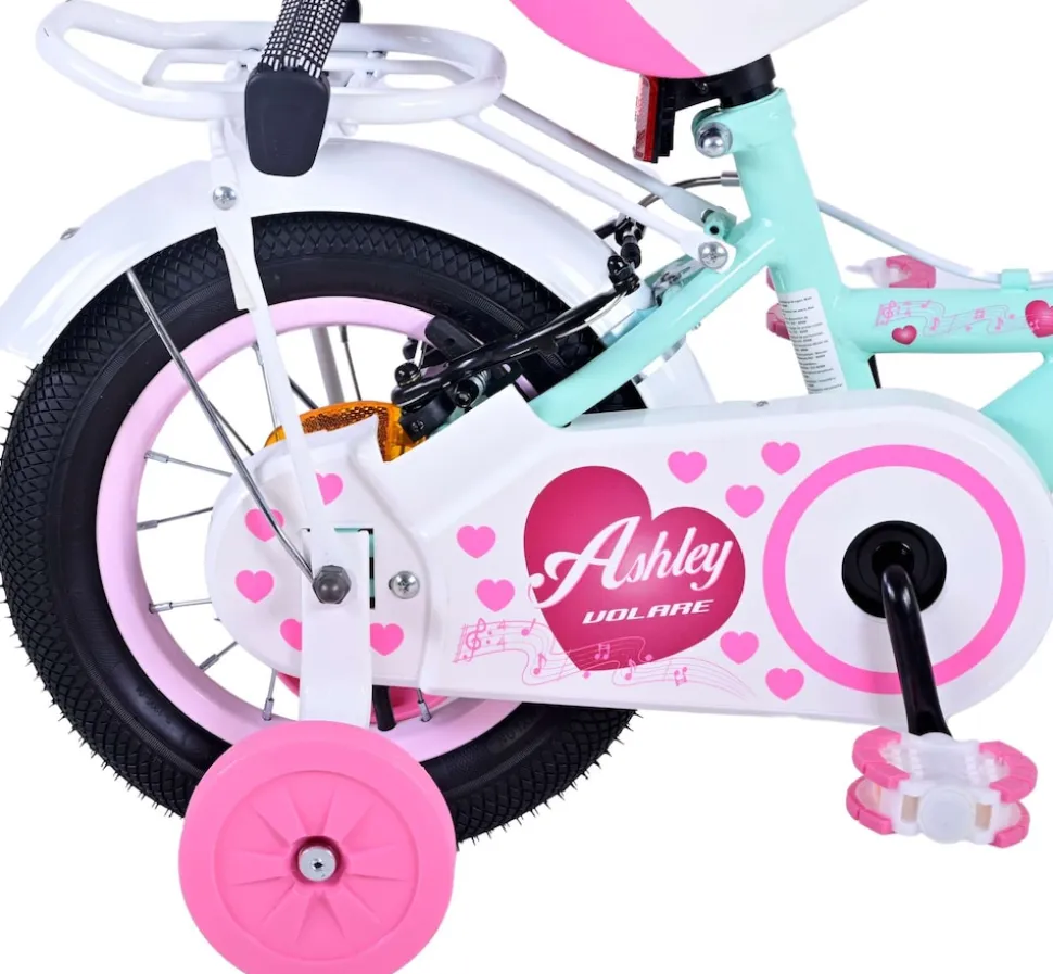 TPFSports Ashley Kinderfahrrad - Mädchen - 12 Zoll - Rücktritt + Handbremse - Grün