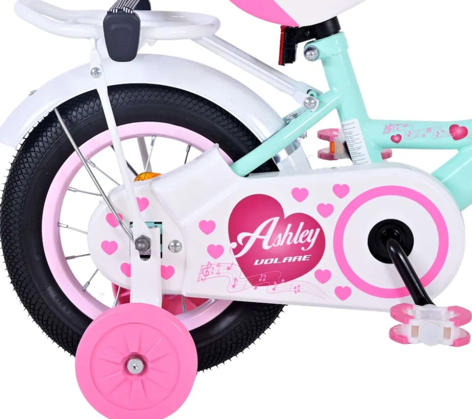 TPFSports Ashley Kinderfahrrad - Mädchen - 12 Zoll - Rücktritt + Handbremse - Grün