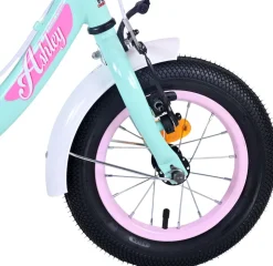 TPFSports Ashley Kinderfahrrad - Mädchen - 12 Zoll - Rücktritt + Handbremse - Grün