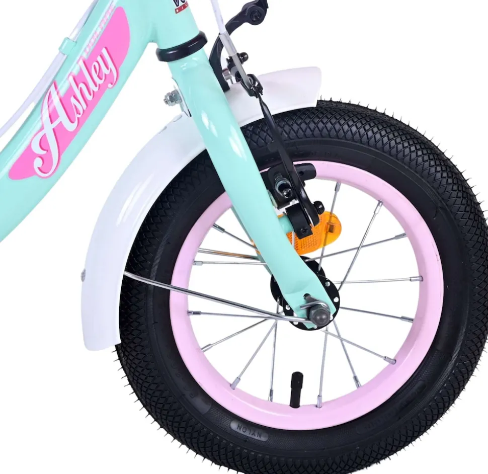TPFSports Ashley Kinderfahrrad - Mädchen - 12 Zoll - Rücktritt + Handbremse - Grün
