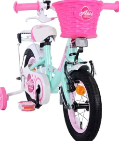 TPFSports Ashley Kinderfahrrad - Mädchen - 12 Zoll - Rücktritt + Handbremse - Grün