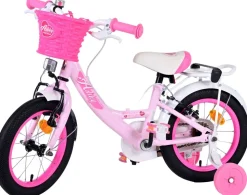 TPFSports Ashley Kinderfahrrad - Mädchen - 14 Zoll - Rücktritt + Handbremse - Weiß