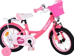 TPFSports Ashley Kinderfahrrad - Mädchen - 14 Zoll - Rücktritt + Handbremse - Weiß
