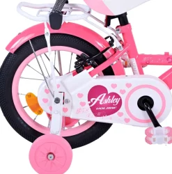 TPFSports Ashley Kinderfahrrad - Mädchen - 14 Zoll - Rücktritt + Handbremse - Weiß