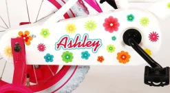 TPFSports Ashley Kinderfahrrad - Mädchen - 14 Zoll - Rücktritt + Handbremse - Weiß