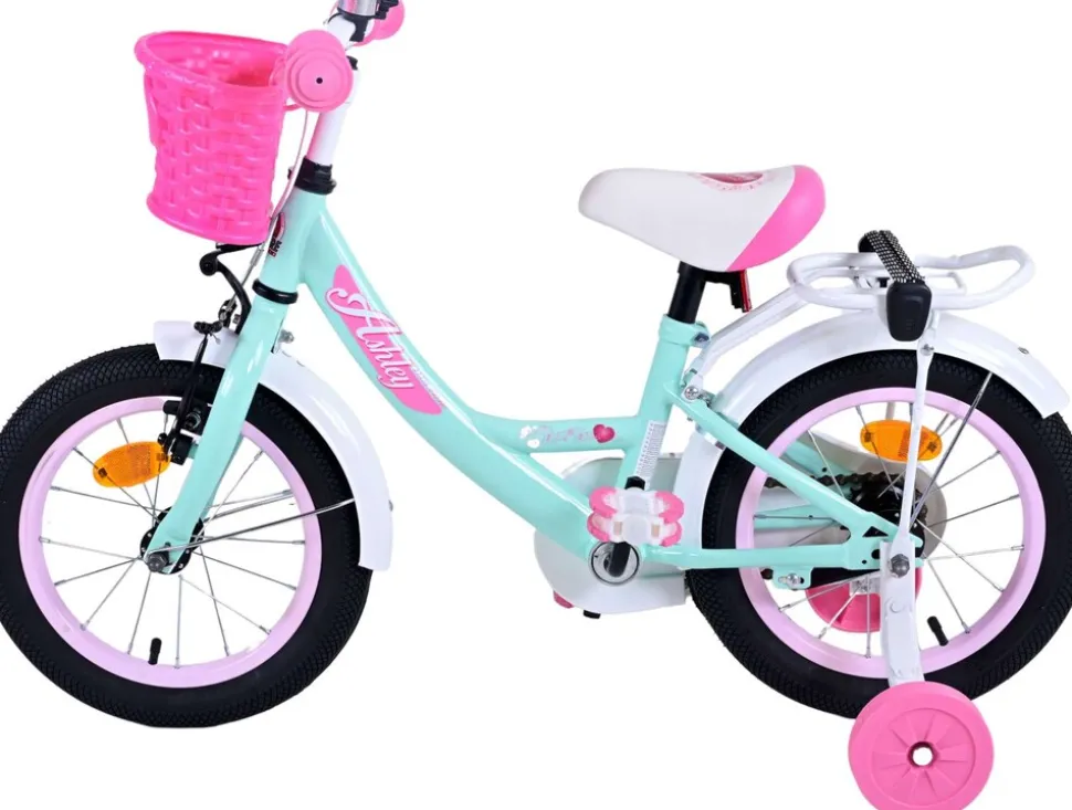 TPFSports Ashley Kinderfahrrad - Mädchen - 14 Zoll - Rücktritt + Handbremse - Weiß