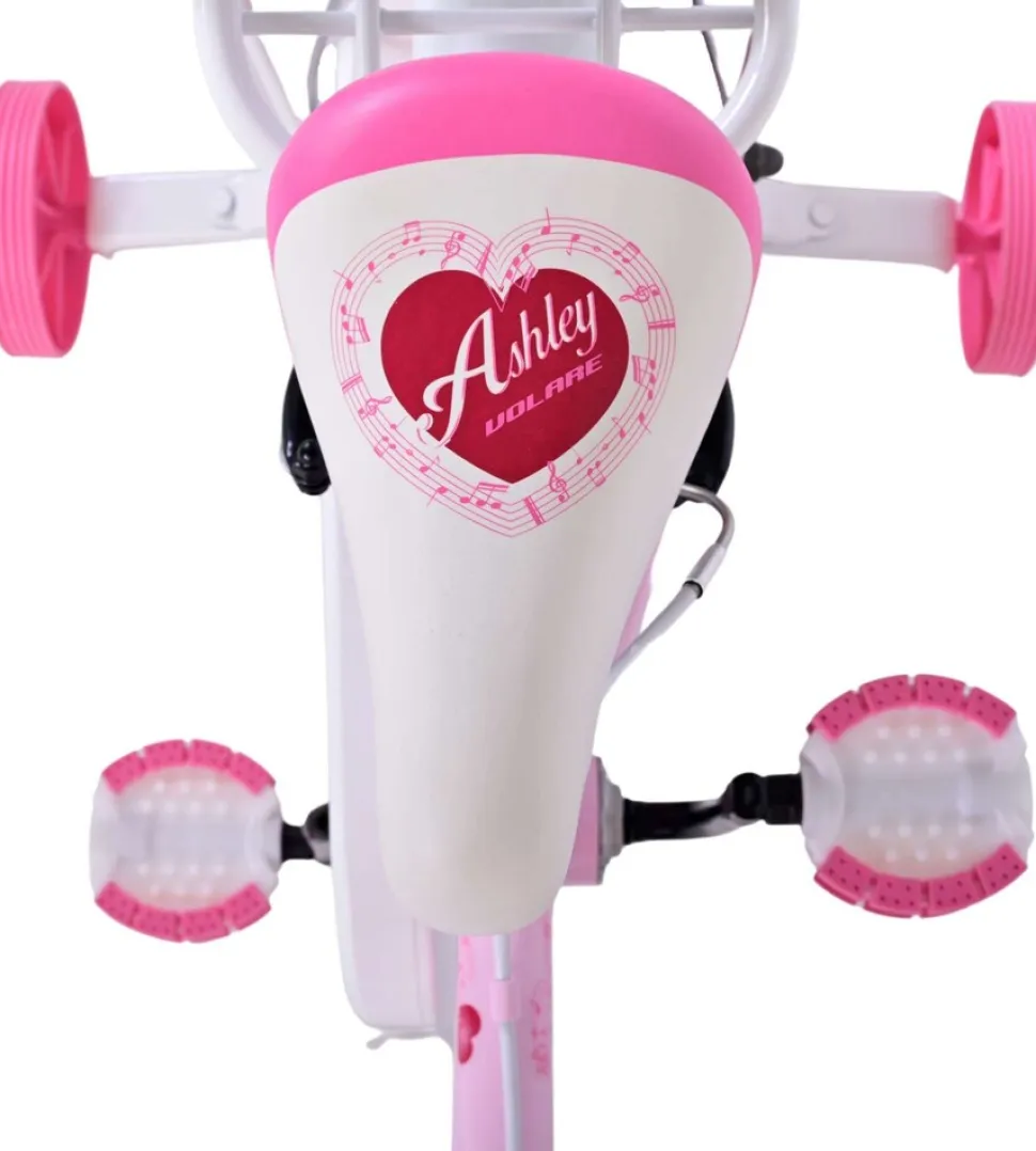 TPFSports Ashley Kinderfahrrad - Mädchen - 14 Zoll - Rücktritt + Handbremse - Weiß