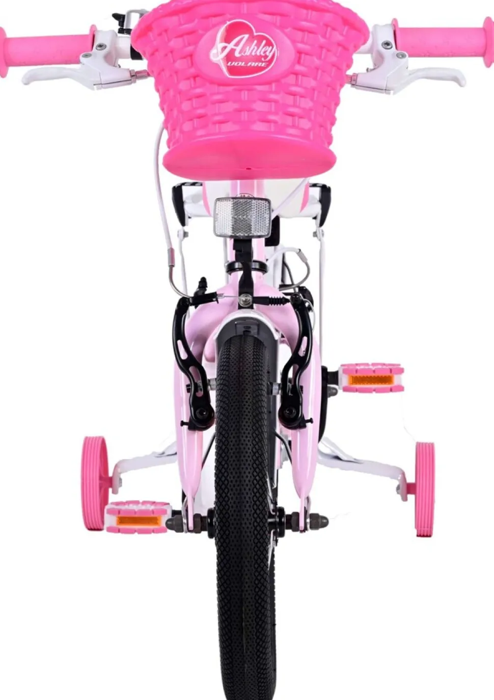 TPFSports Ashley Kinderfahrrad - Mädchen - 14 Zoll - Rücktritt + Handbremse - Weiß