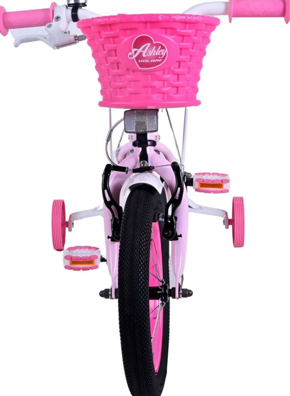 TPFSports Ashley Kinderfahrrad - Mädchen - 14 Zoll - Rücktritt + Handbremse - Weiß