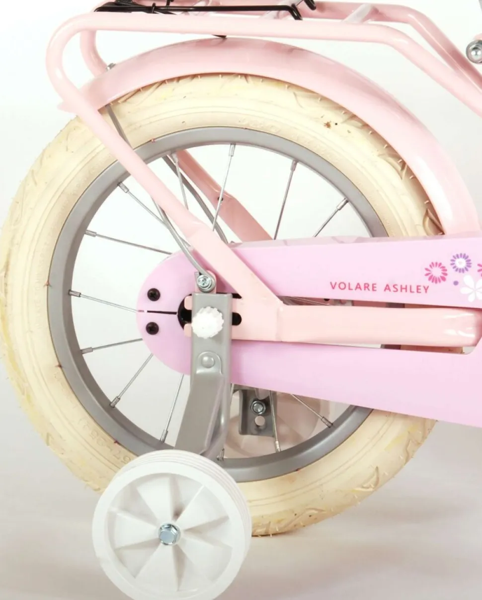 TPFSports Ashley Kinderfahrrad - Mädchen - 14 Zoll - Rücktritt + Handbremse - Weiß