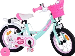 TPFSports Ashley Kinderfahrrad - Mädchen - 14 Zoll - Rücktritt + Handbremse - Weiß