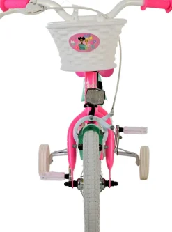 TPFSports Barbie Kinderfahrrad - Mädchen - 12 Zoll - Rücktritt + Handbremse - Rosa