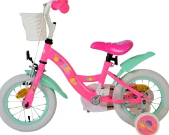TPFSports Barbie Kinderfahrrad - Mädchen - 12 Zoll - Rücktritt + Handbremse - Rosa