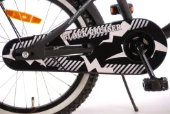 TPFSports Black Cruiser Kinderfahrrad - Jungen - 18 Zoll - Rücktritt + Handbremse - Schwarz