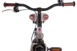 TPFSports Black Cruiser Kinderfahrrad - Jungen - 18 Zoll - Rücktritt + Handbremse - Schwarz