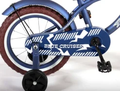 TPFSports Black Cruiser Kinderfahrrad - Jungen - 14 Zoll - Rücktritt + Handbremse - Schwarz