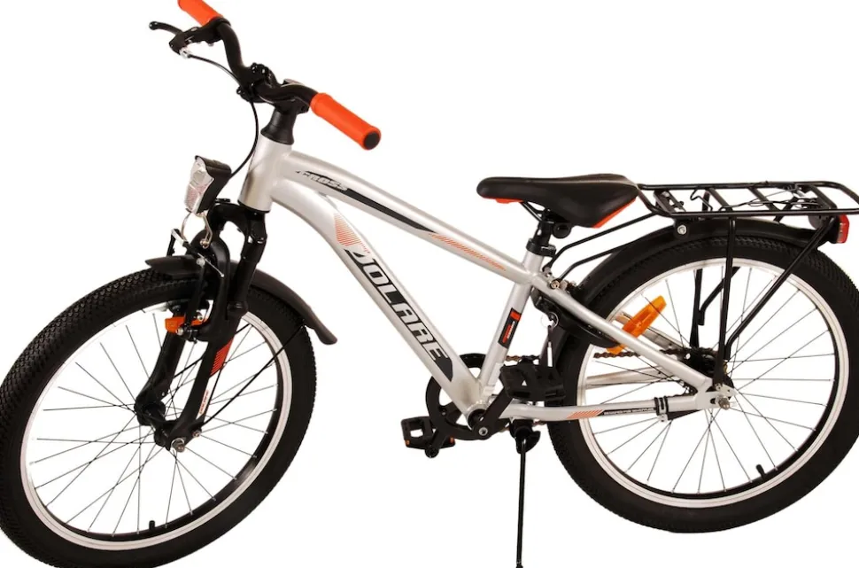 TPFSports Cross Kinderfahrrad - Jungen - 20 Zoll - Rücktritt + Handbremse - Grau