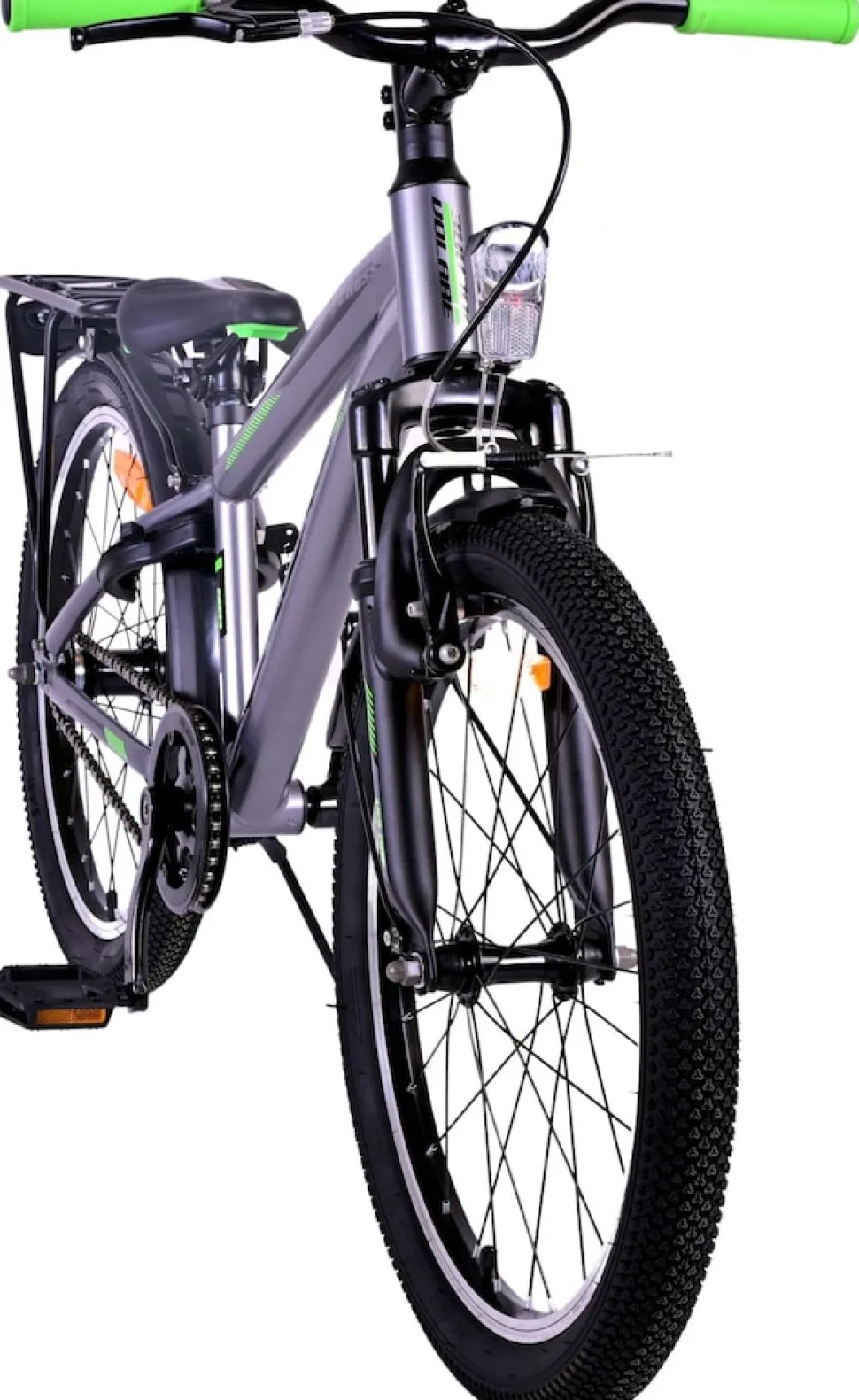 TPFSports Cross Kinderfahrrad - Jungen - 20 Zoll - Rücktritt + Handbremse - Grau