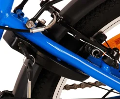TPFSports Cross Kinderfahrrad - Jungen - 20 Zoll - Rücktritt + Handbremse - 6 Gänge - Blau