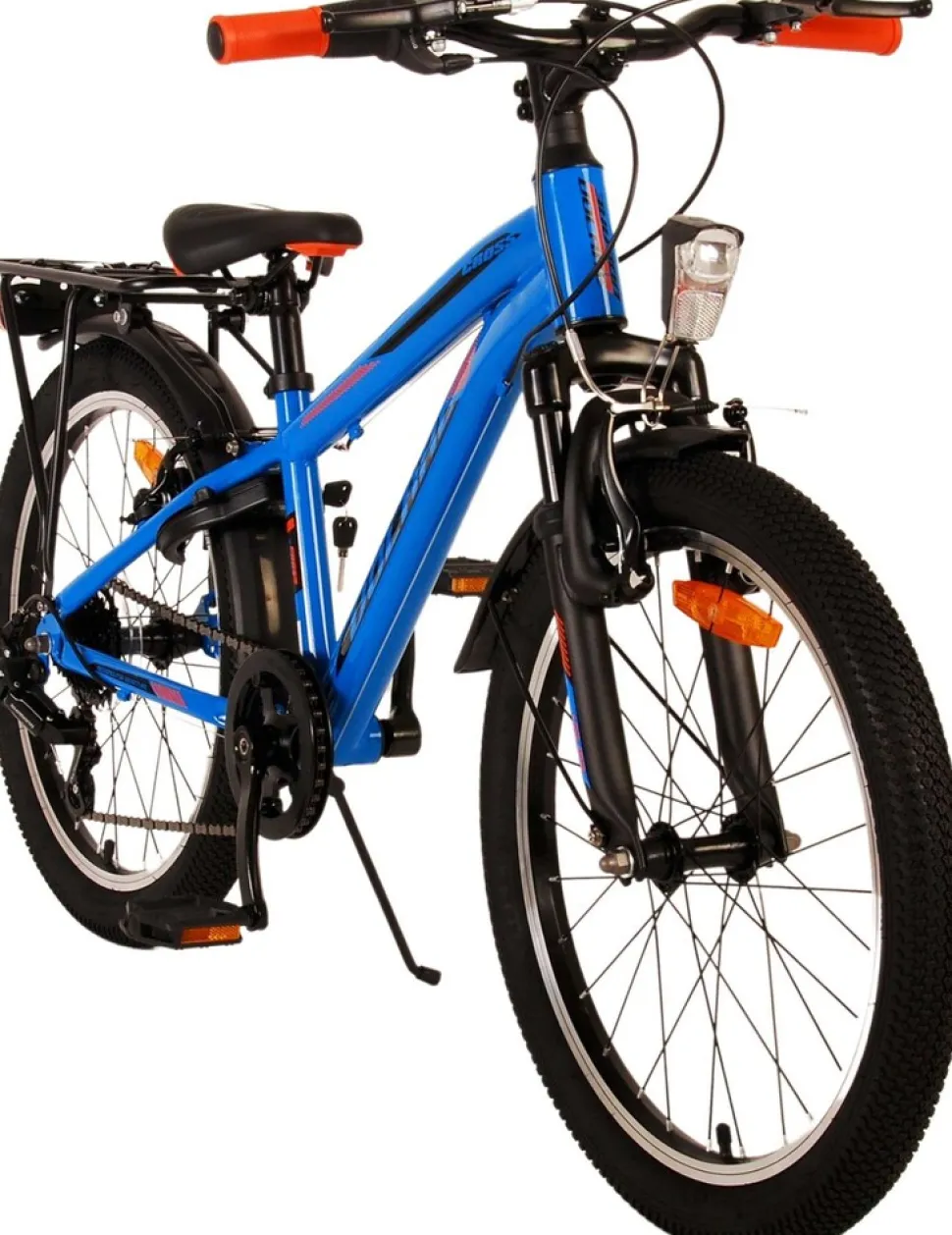 TPFSports Cross Kinderfahrrad - Jungen - 20 Zoll - Rücktritt + Handbremse - 6 Gänge - Blau