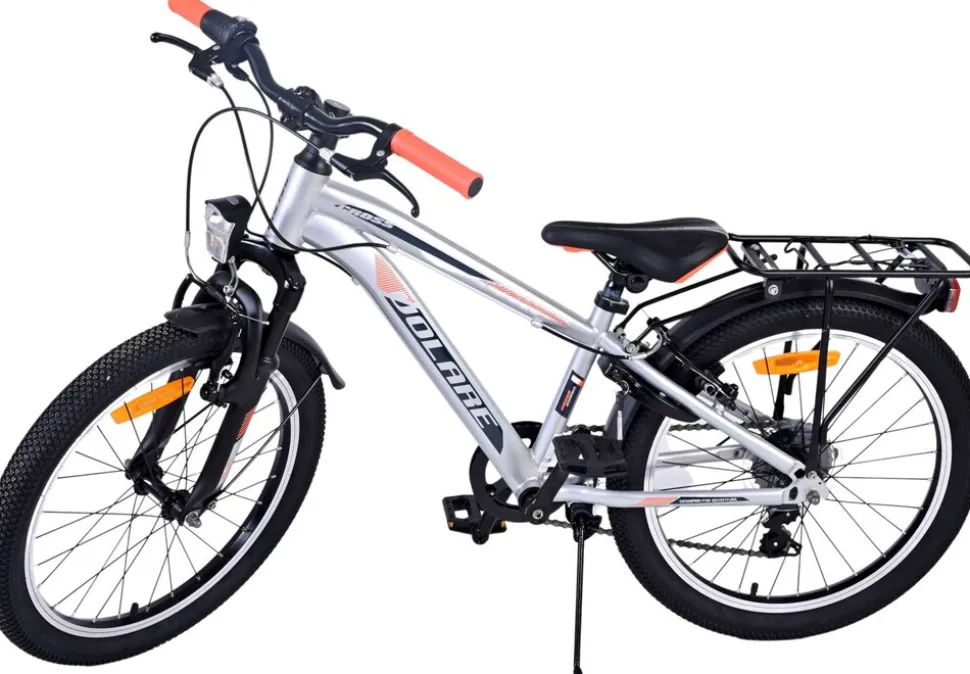 TPFSports Cross Kinderfahrrad - Jungen - 20 Zoll - Rücktritt + Handbremse - 6 Gänge - Blau