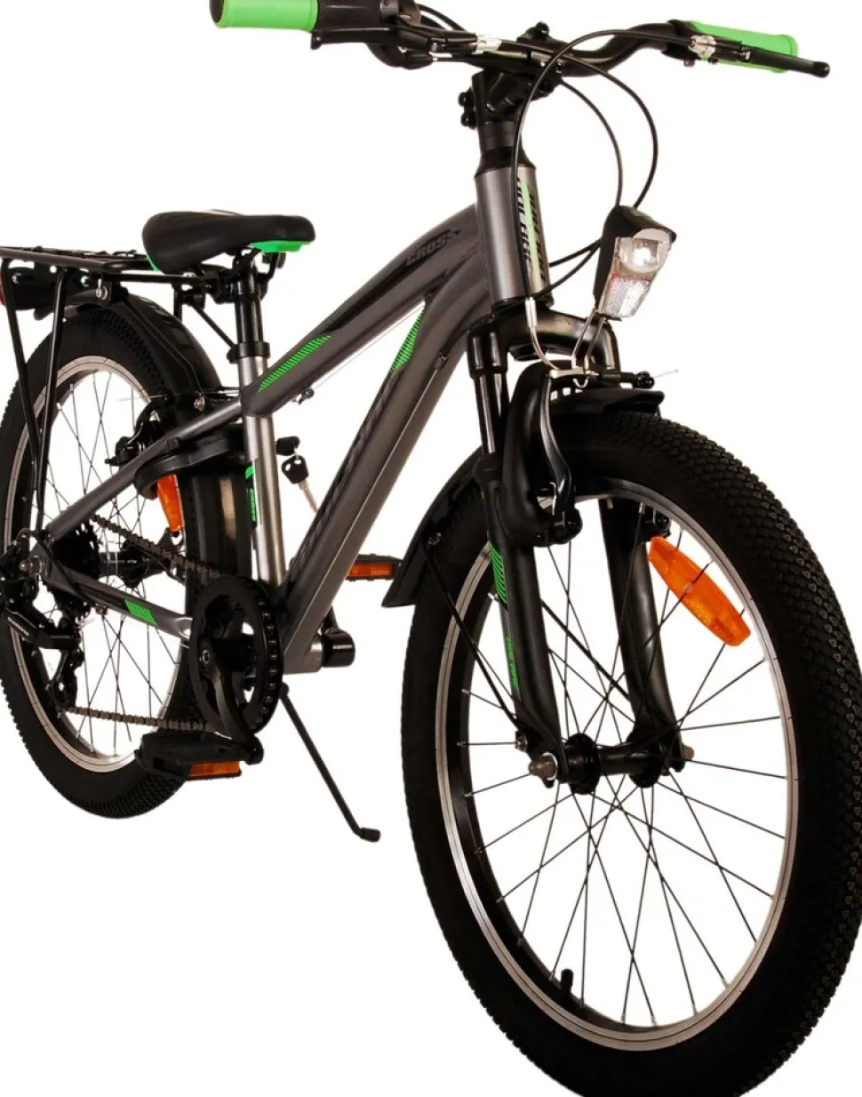 TPFSports Cross Kinderfahrrad - Jungen - 20 Zoll - Rücktritt + Handbremse - 6 Gänge - Blau
