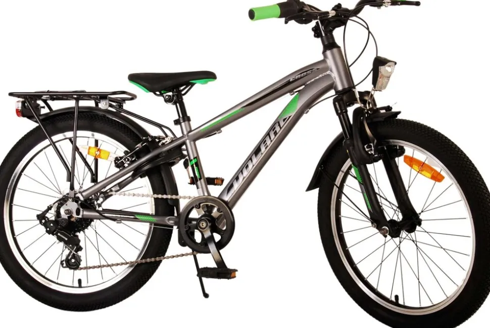 TPFSports Cross Kinderfahrrad - Jungen - 20 Zoll - Rücktritt + Handbremse - 6 Gänge - Blau