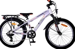 TPFSports Cross Kinderfahrrad - Jungen - 20 Zoll - Rücktritt + Handbremse - 6 Gänge - Blau