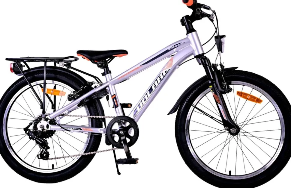 TPFSports Cross Kinderfahrrad - Jungen - 20 Zoll - Rücktritt + Handbremse - 6 Gänge - Blau