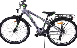 TPFSports Cross Kinderfahrrad - Jungen - 2 Handbremsen - 18 Gänge - 24 Zoll - Blau