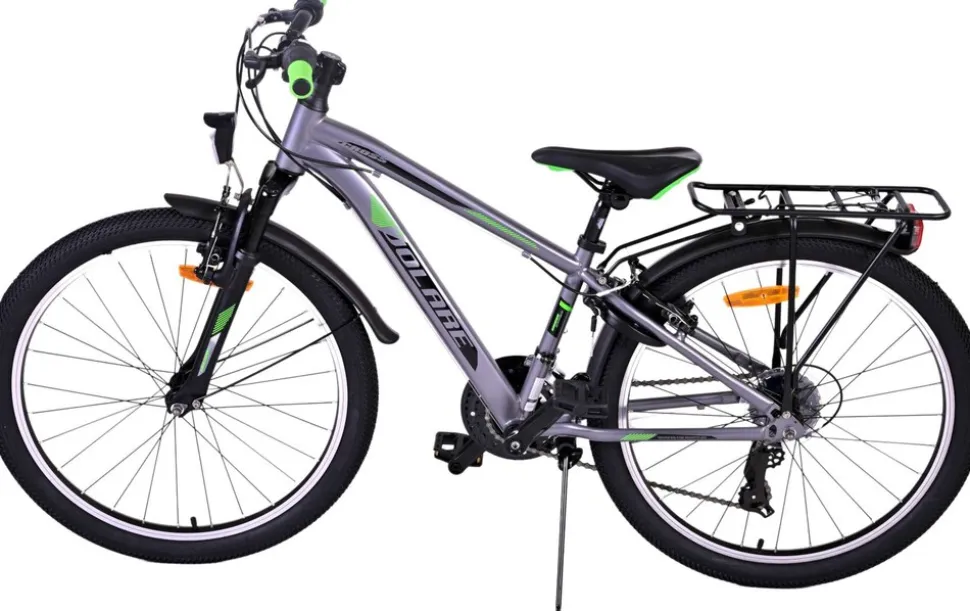 TPFSports Cross Kinderfahrrad - Jungen - 2 Handbremsen - 18 Gänge - 24 Zoll - Blau