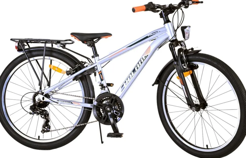 TPFSports Cross Kinderfahrrad - Jungen - 2 Handbremsen - 18 Gänge - 24 Zoll - Blau