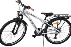 TPFSports Cross Kinderfahrrad - Jungen - 2 Handbremsen - 18 Gänge - 24 Zoll - Blau