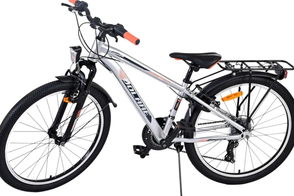 TPFSports Cross Kinderfahrrad - Jungen - 2 Handbremsen - 18 Gänge - 24 Zoll - Blau