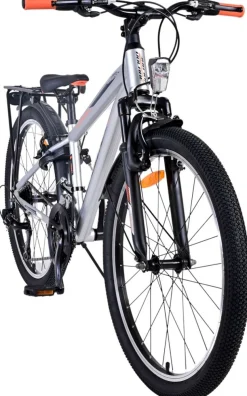TPFSports Cross Kinderfahrrad - Jungen - 2 Handbremsen - 18 Gänge - 24 Zoll - Blau