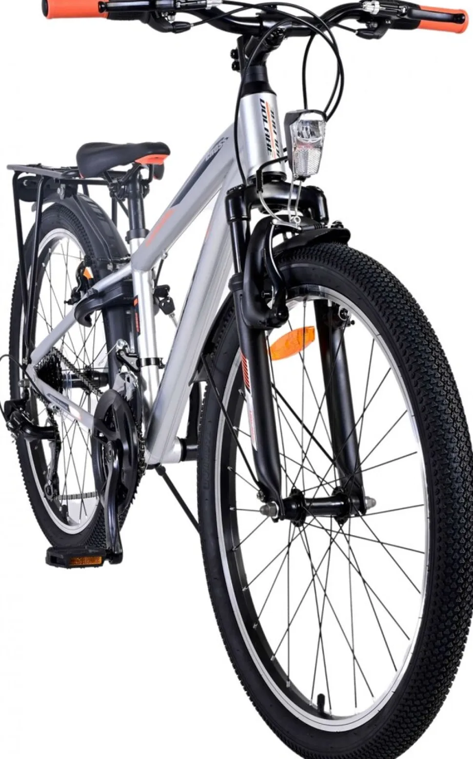 TPFSports Cross Kinderfahrrad - Jungen - 2 Handbremsen - 18 Gänge - 24 Zoll - Blau