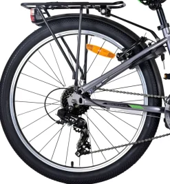 TPFSports Cross Kinderfahrrad - Jungen - 2 Handbremsen - 18 Gänge - 24 Zoll - Blau
