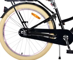 TPFSports Excellent Kinderfahrrad - Mädchen - 24 Zoll - 3 Gänge - Rücktritt + Handbremse - Schwarz