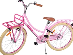 TPFSports Excellent Kinderfahrrad - Mädchen - 24 Zoll - 3 Gänge - Rücktritt + Handbremse - Schwarz