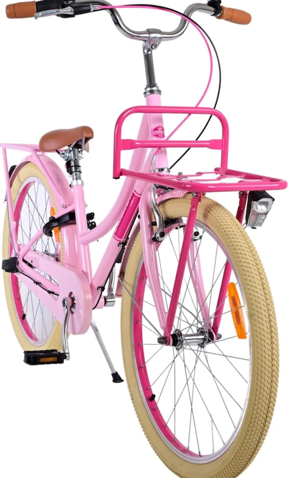 TPFSports Excellent Kinderfahrrad - Mädchen - 24 Zoll - 3 Gänge - Rücktritt + Handbremse - Schwarz